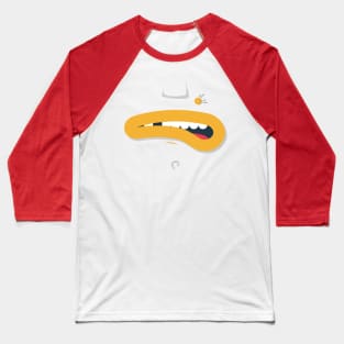 Biting lip Baseball T-Shirt